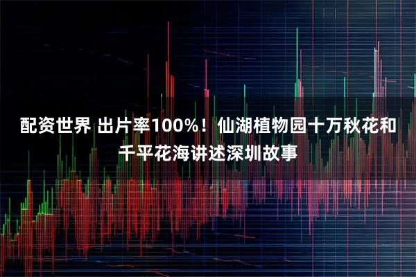 配资世界 出片率100%！仙湖植物园十万秋花和千平花海讲述深圳故事