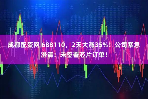 成都配资网 688110，2天大涨35%！公司紧急澄清：未签署芯片订单！