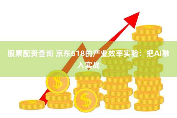 股票配资查询 京东618的产业效率实验：把AI融入实战